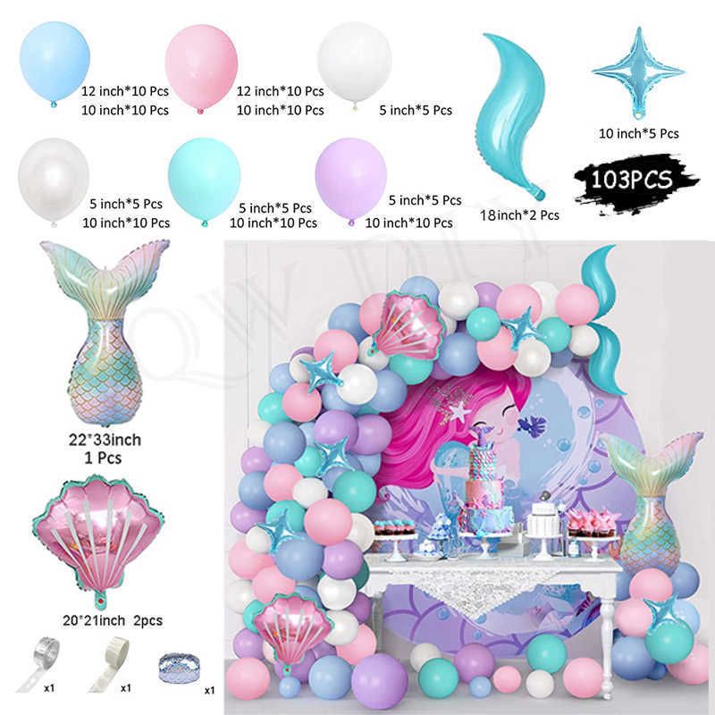 103pcs Mermaid Set-Round