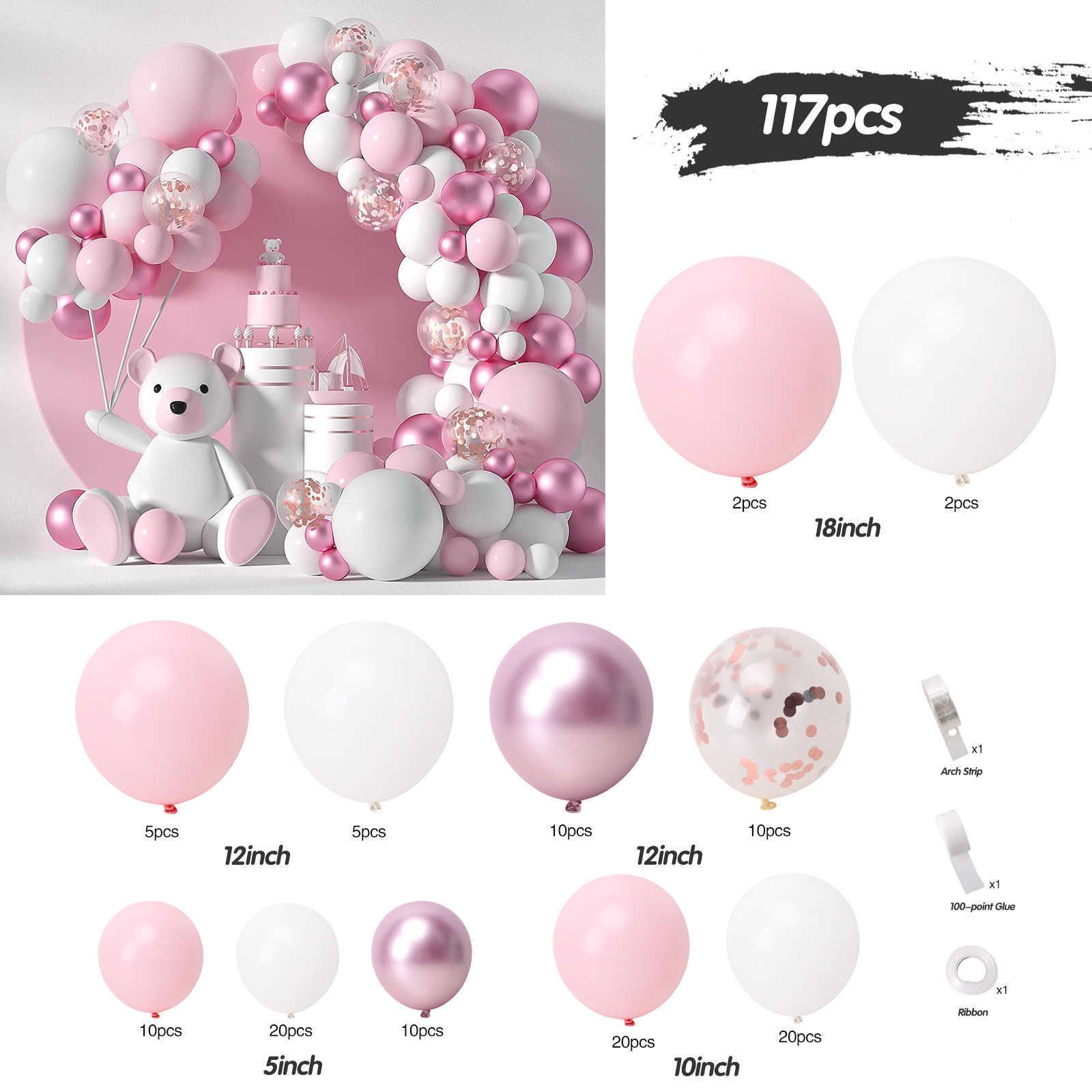 スタイル1-117pcs -balloonガーランドアーチ