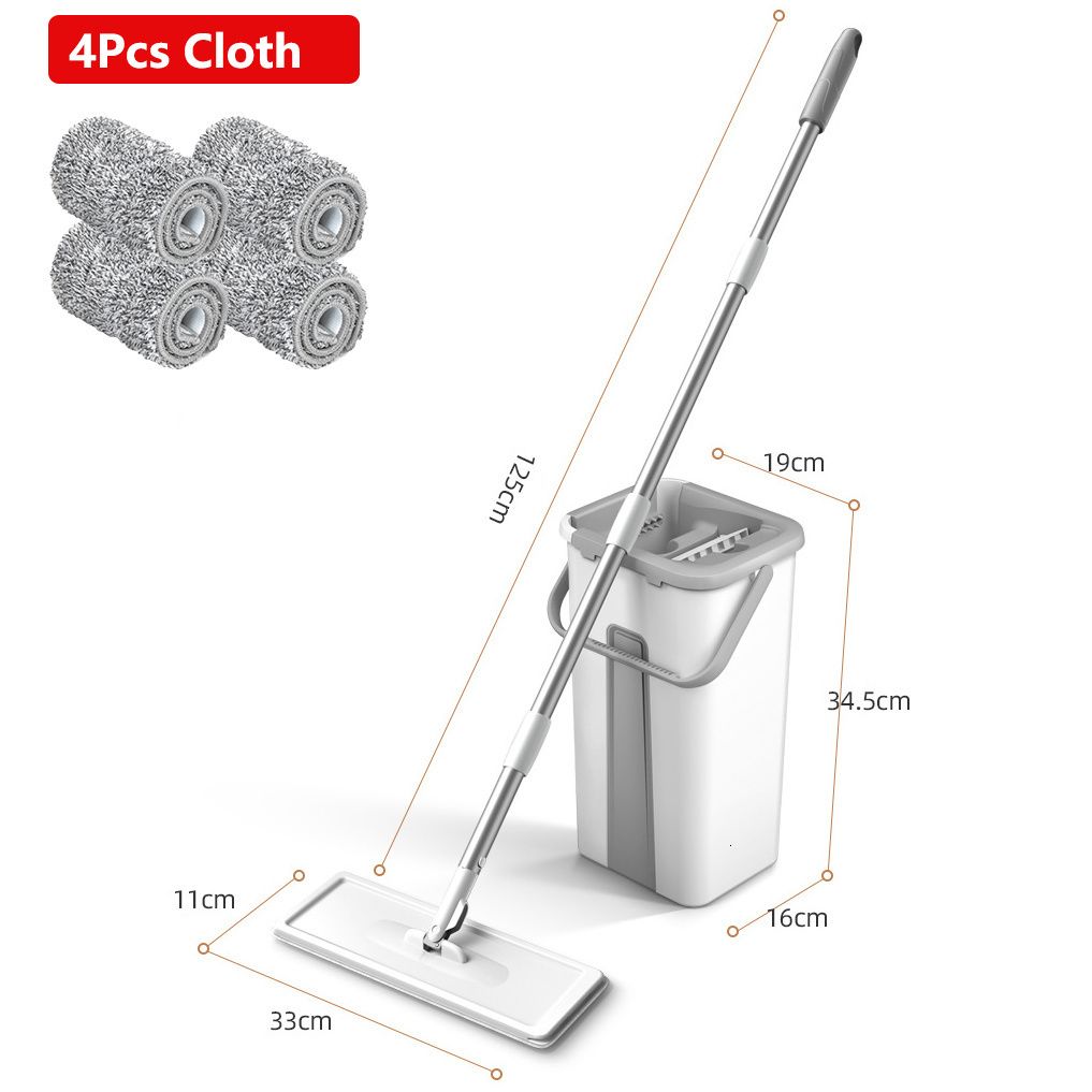 Bucket-mop-4cloth