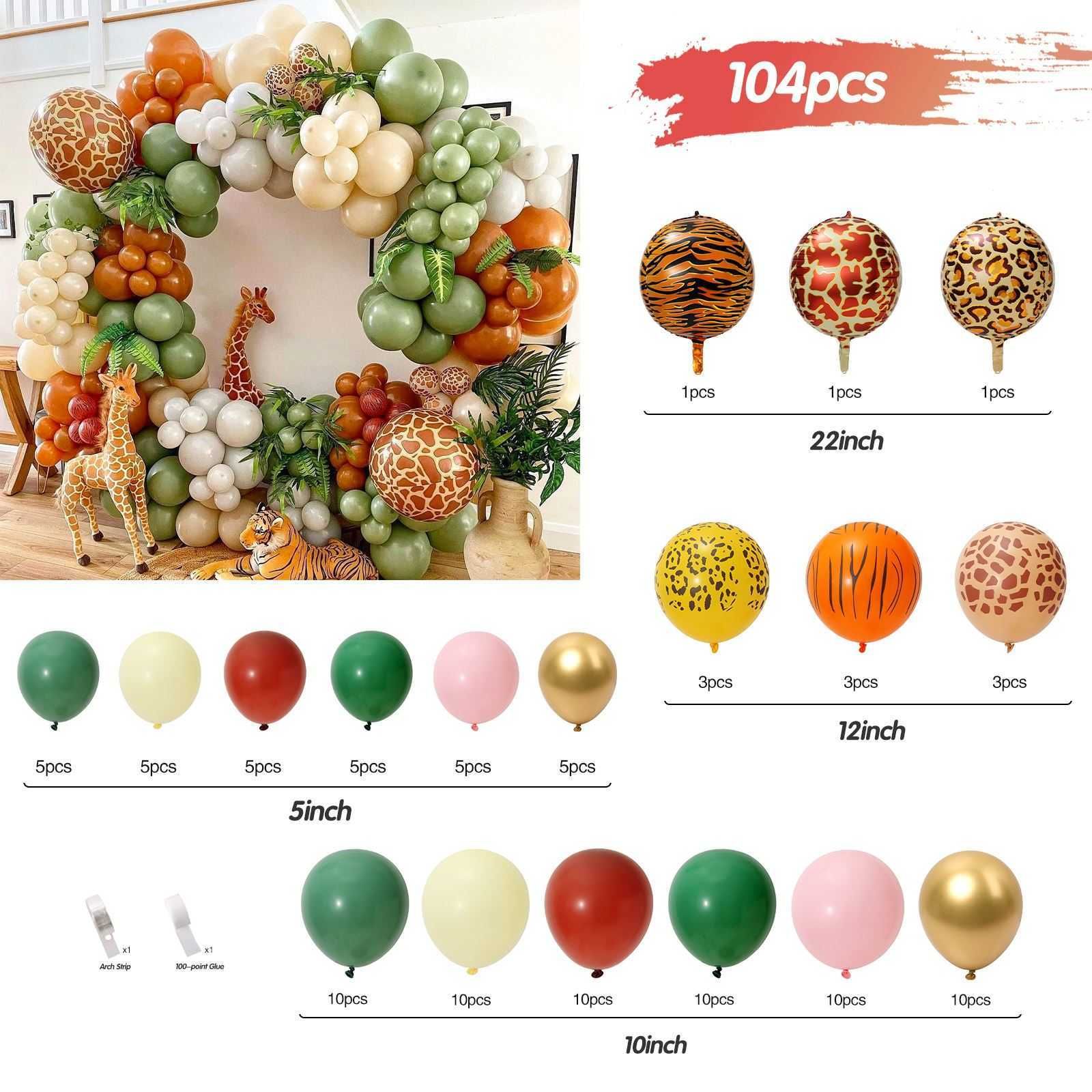 スタイル6-104pcs -balloonガーランドアーチ