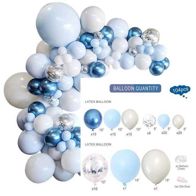 104pcs balon 11-balon seti