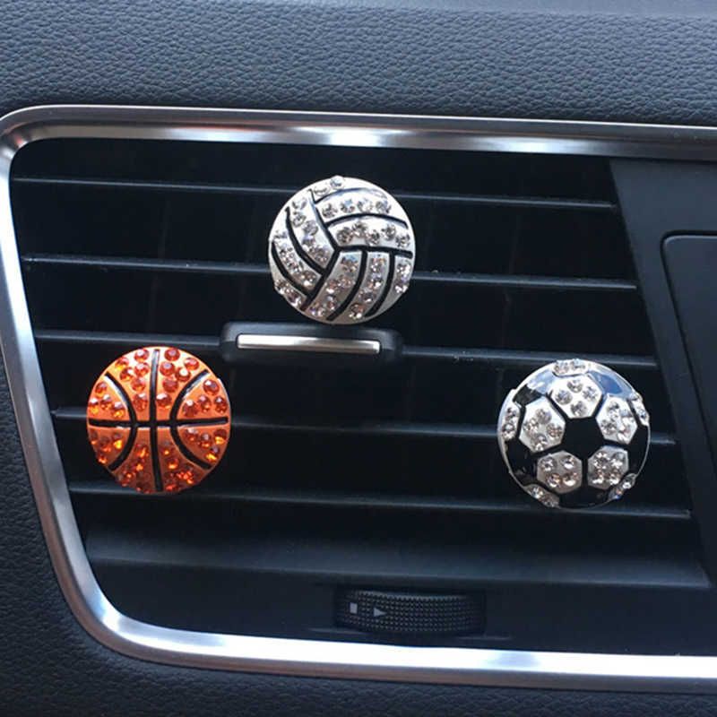 Decorations Aroma Diffuser Auto Interior Decor Diamond Soccer