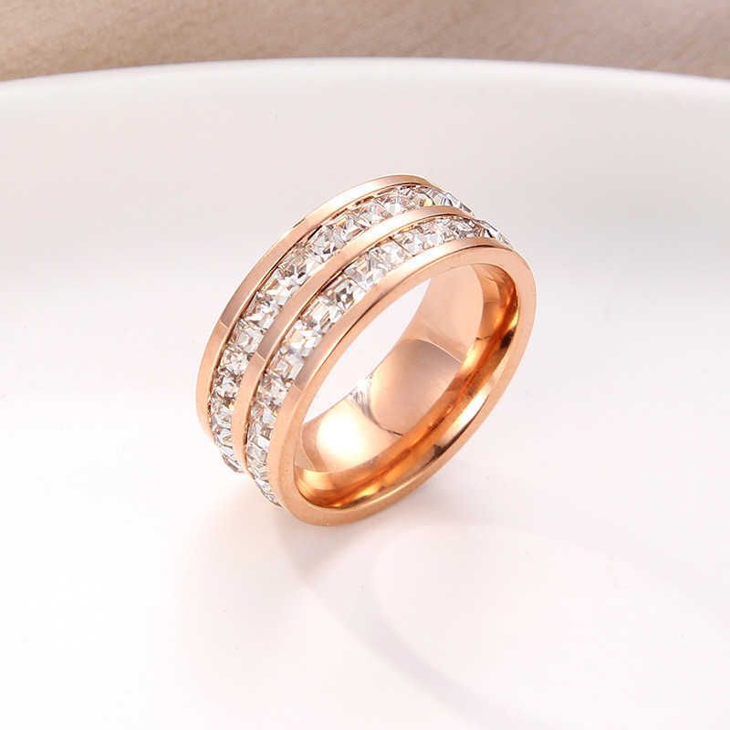 603 Rose Gold Double Row Boor