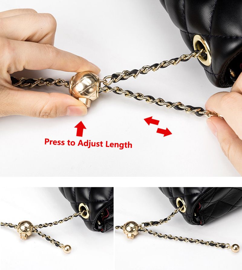 Purse Chain Gold Oval 7mm Crossbody Shoulder Strap for Handbags