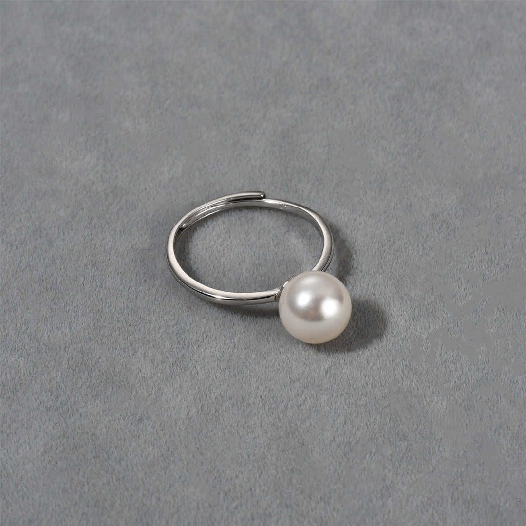 8mm weißer Ring eins