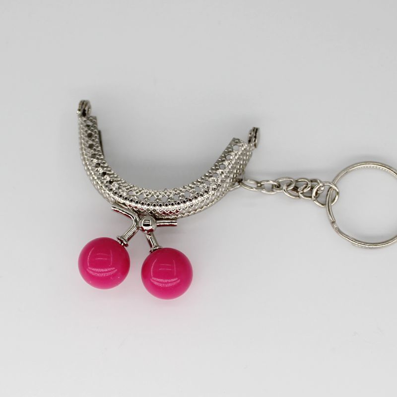 Hot Pink-5cm Silver