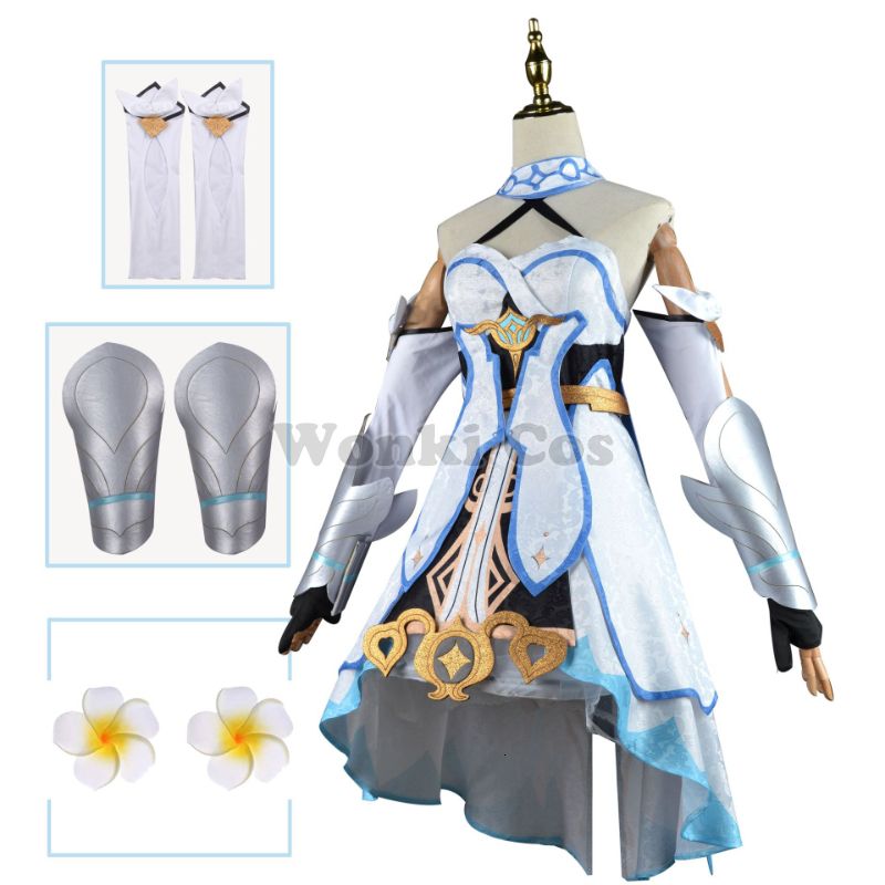 Genshin Impact Todos os Personagens Roupa Cosplay Anime Viajante