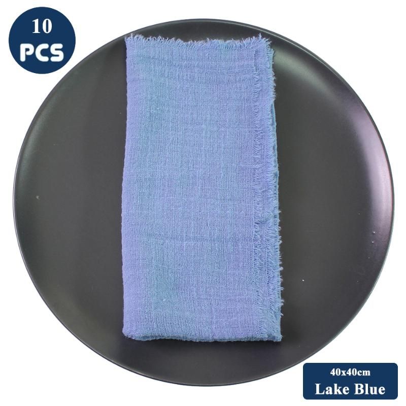 10PC 40X40lake blue