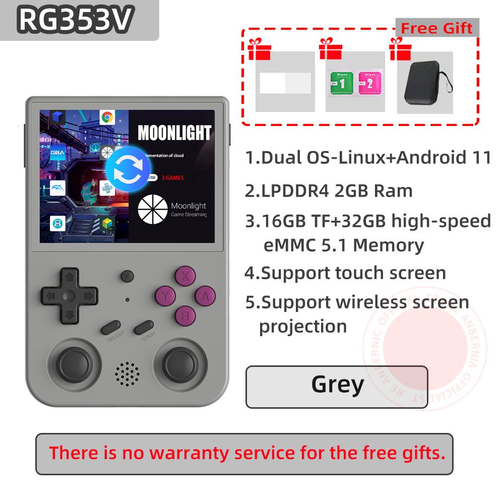 RG353V Grey-512G PSP 450 Games.