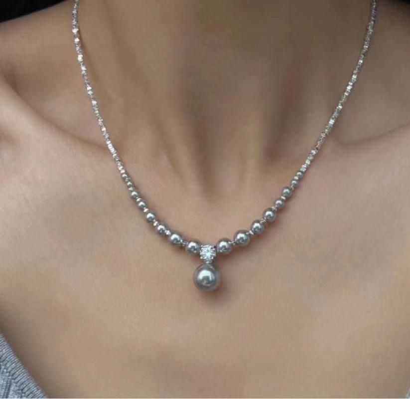 Gray Pearls Chiny 50 cm