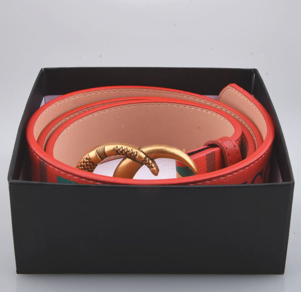 red belt + bronze gold buckle