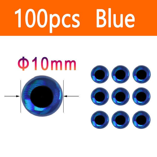 Blue 100pcs 10mm