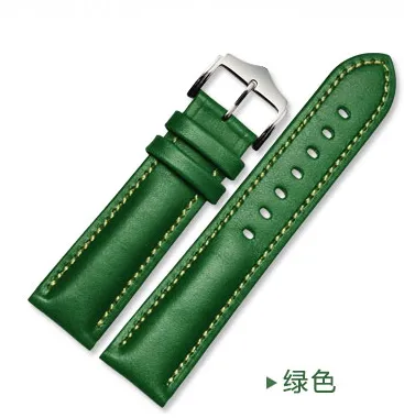 green silver buckle 18mm