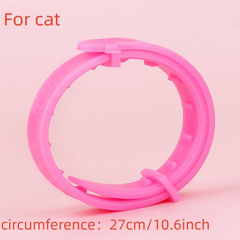 Collier de chat rose