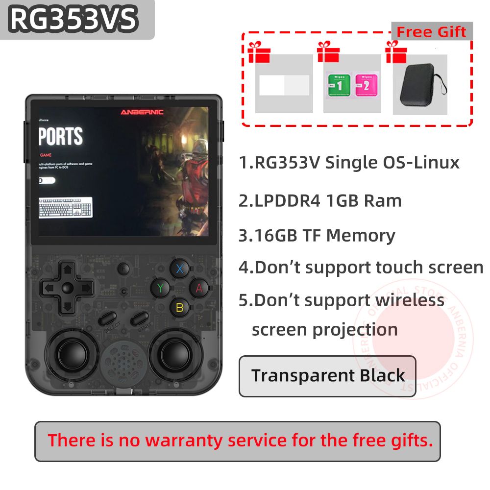 RG353VS Black-512G PSP 450 Games.