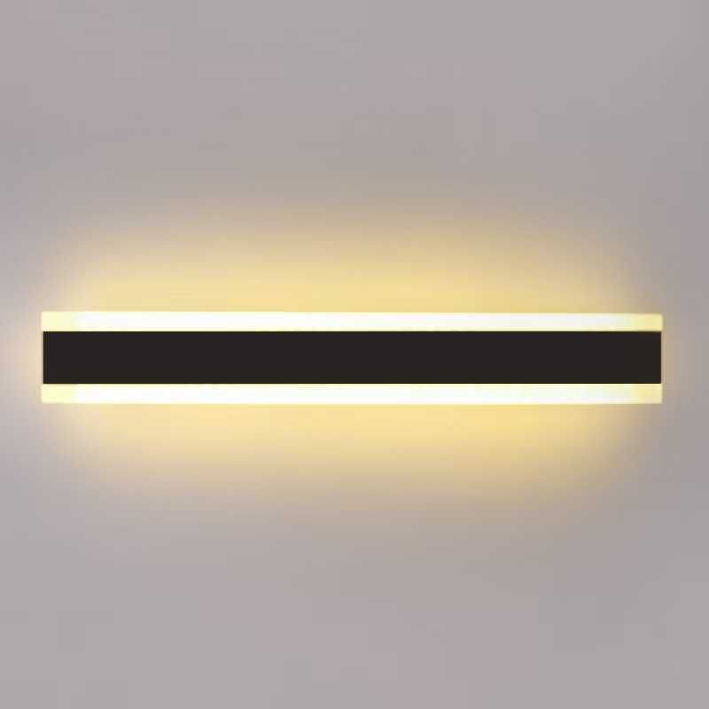 Black Rectanglengle-220V Warm White (2700-