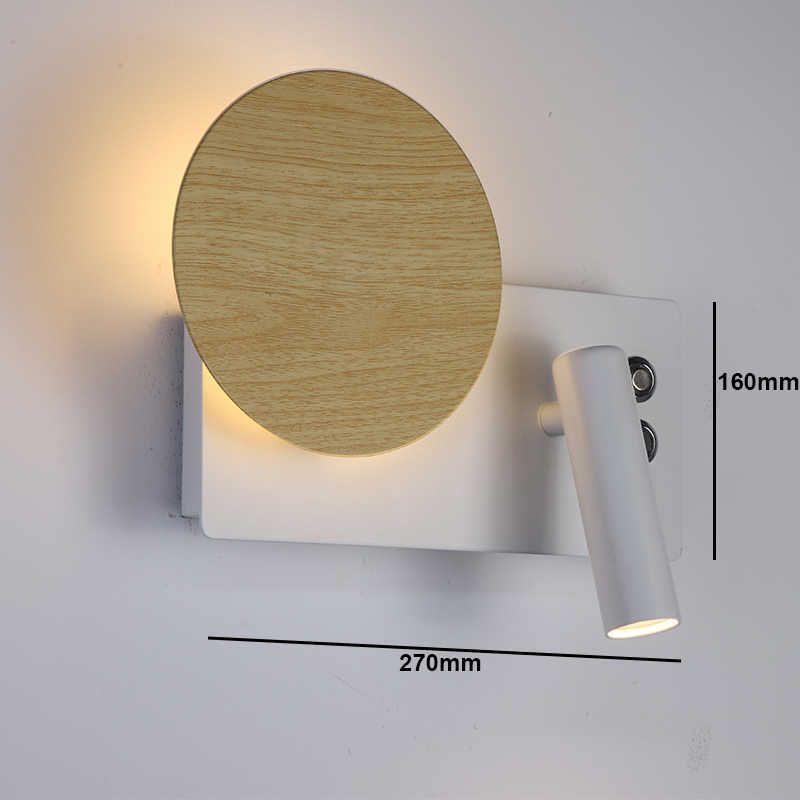 Wood Grain Color-Adjustable Light