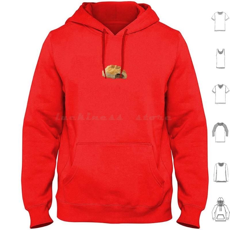 Katoenhoodie-rood