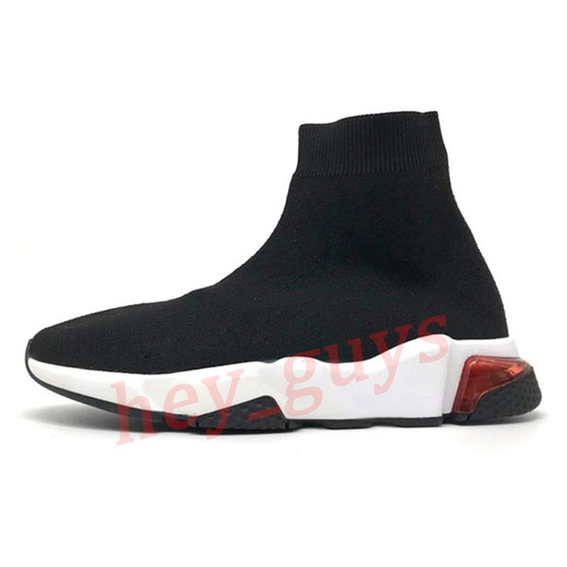 A19 Clear Sole Black Red