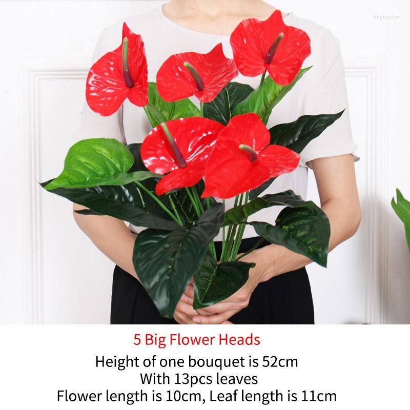 5 big flower heads