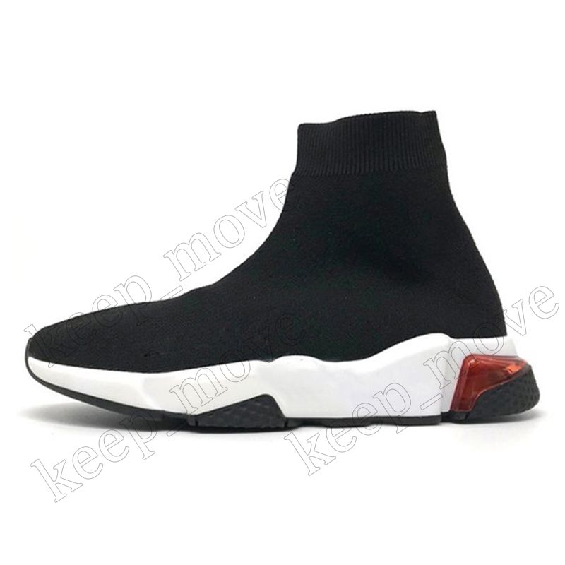 A19 Clear Sole Sole Black Red