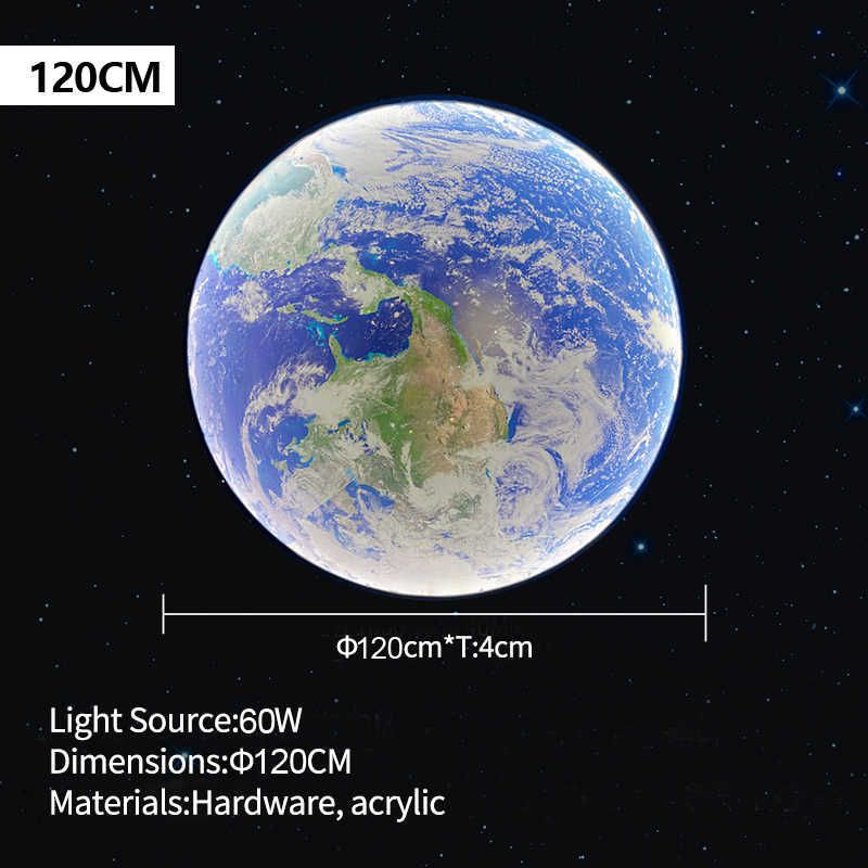 120 cm-earth-stepless dimning-svart