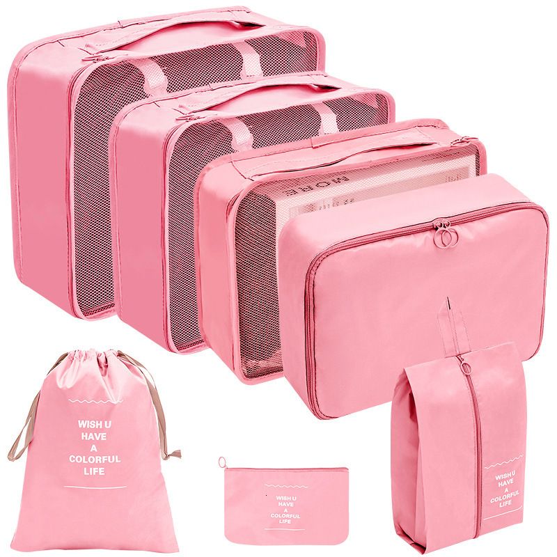 7pcs set pink