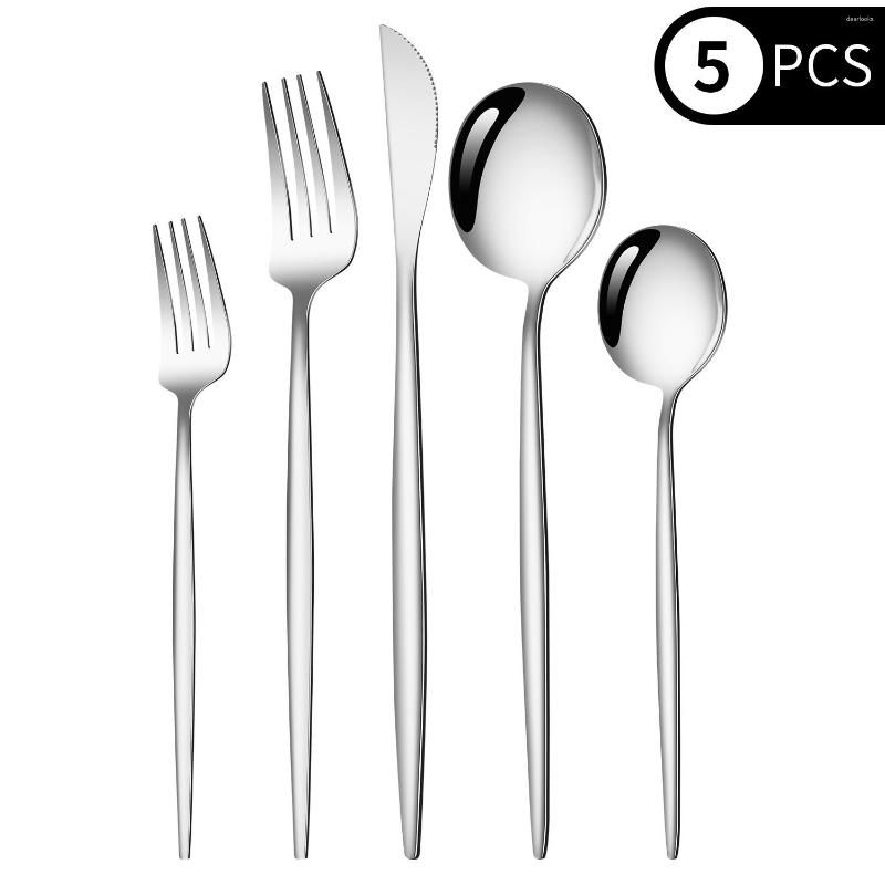 5pcs srebro