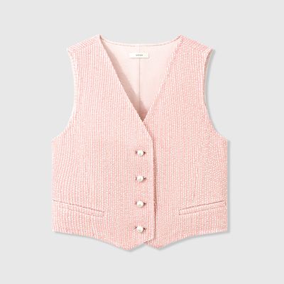 pink vest