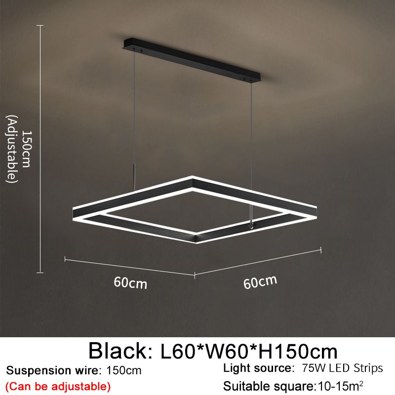 L60xW60xH8cm(Black) NON dimm warm light