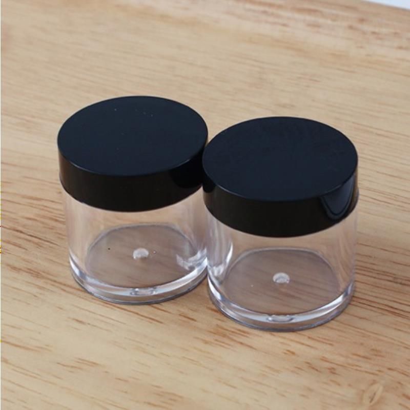 #2 10G black lids clear base