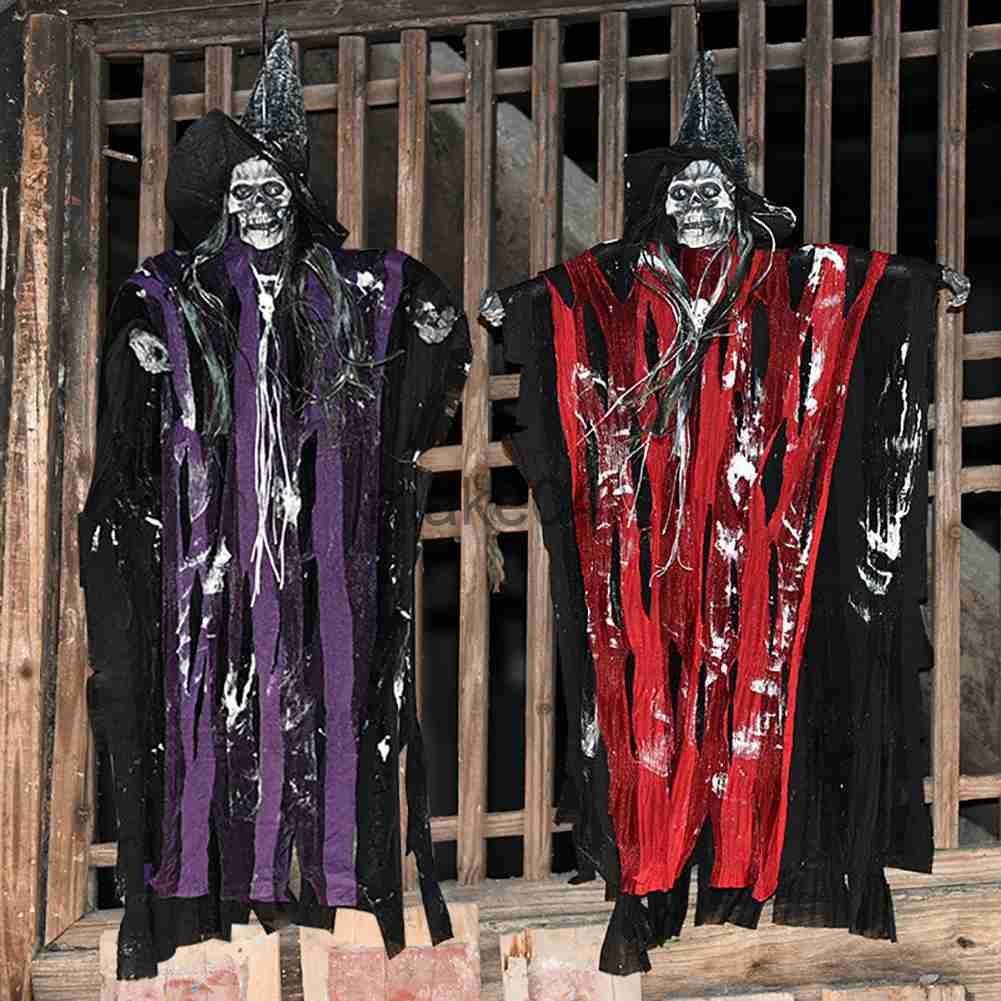 Hanging Ghost Halloween Decorations Novelty Electric Scary