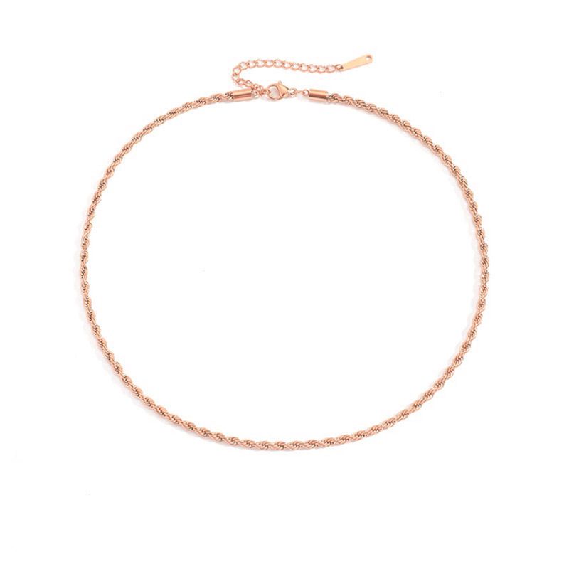 Rose Gold 3mm-38cm