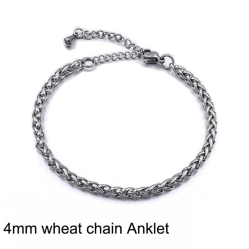 4mm Wheat Anklet