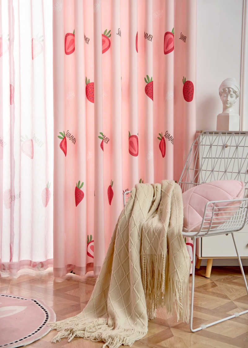 pink curtain