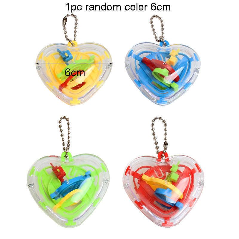 Cuore 6 cm casuale 1pc