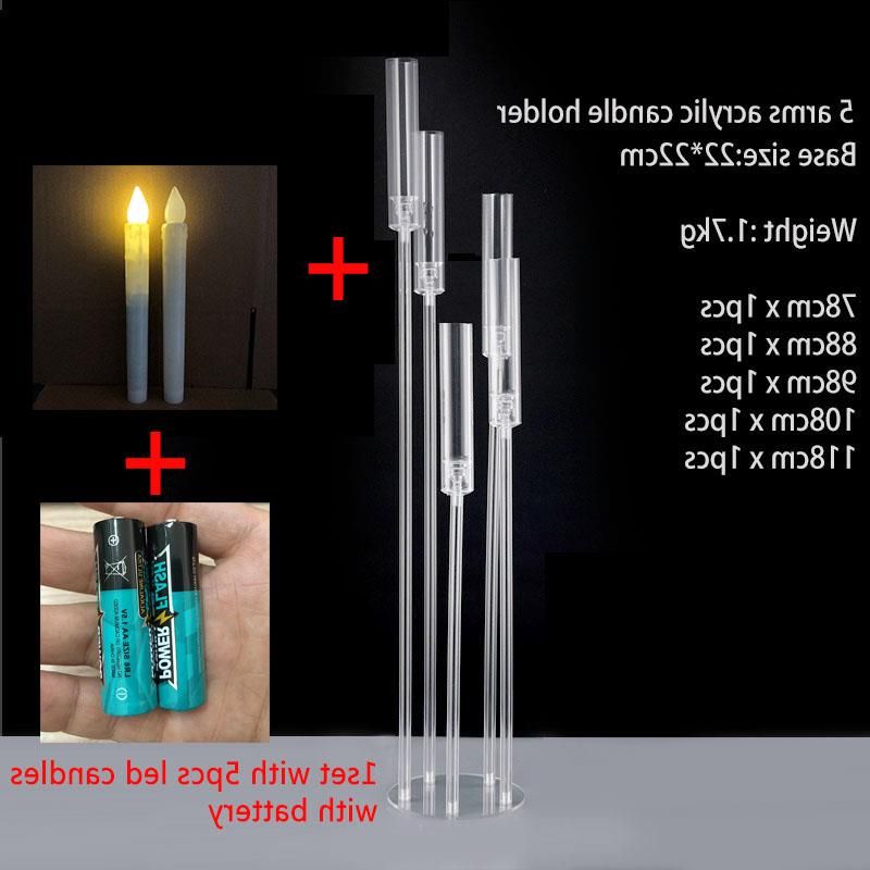 with led candle and battery