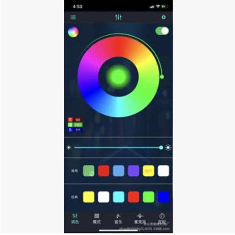 App-controle RGB-veranderlijk 40 cm