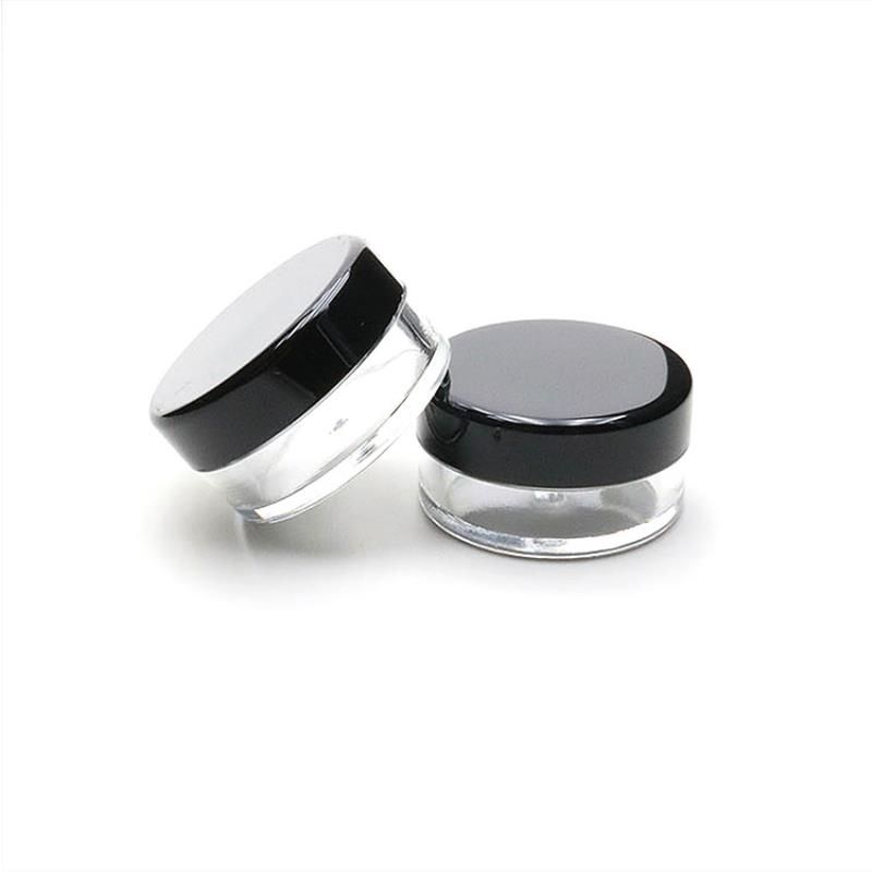 5G black lids clear base