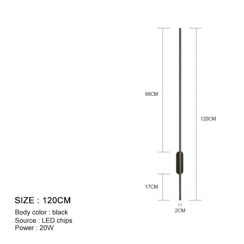 120cm温かい光の黒い体