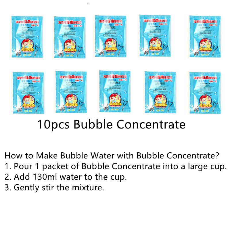 10pcs Bubble Water