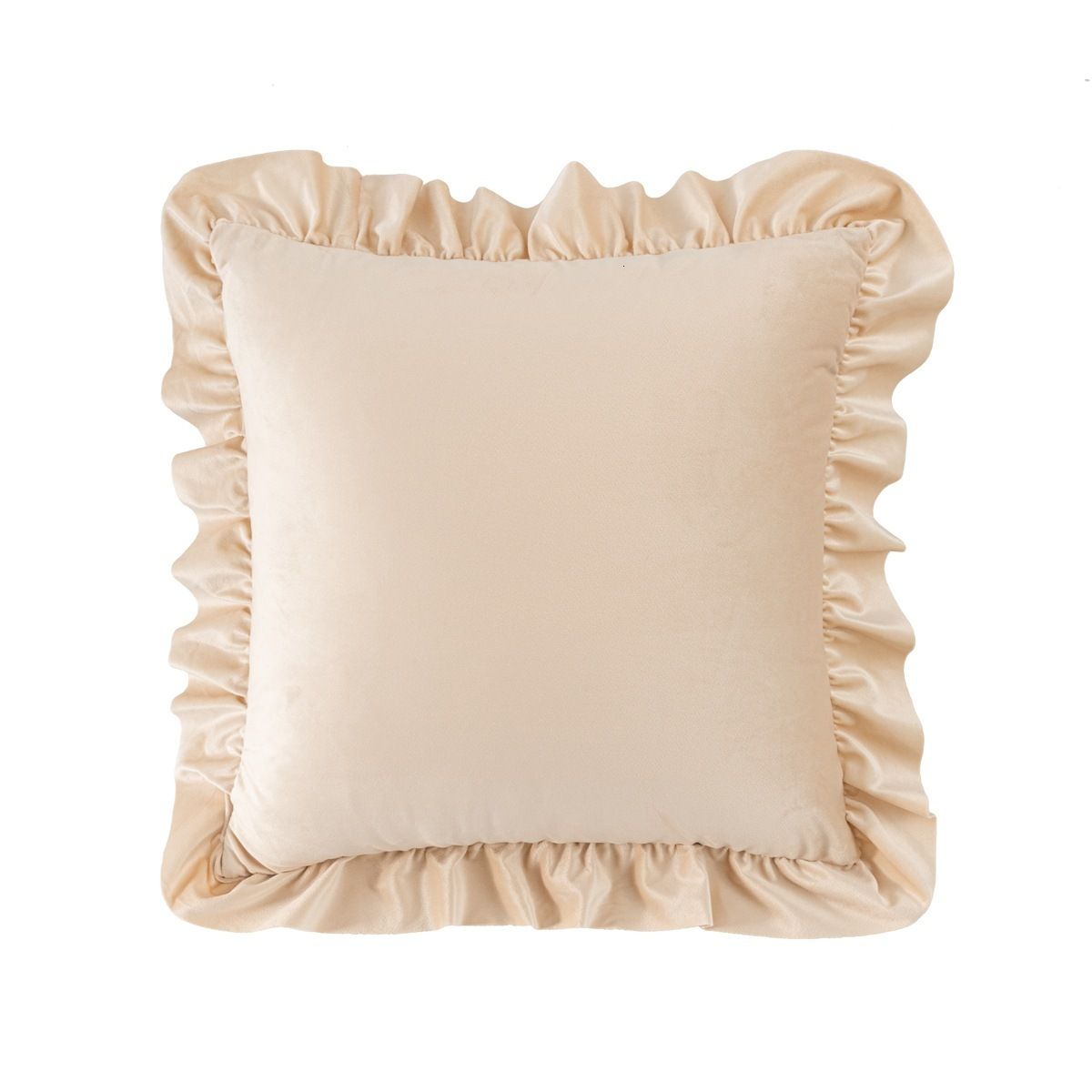 ruffle edge-beige