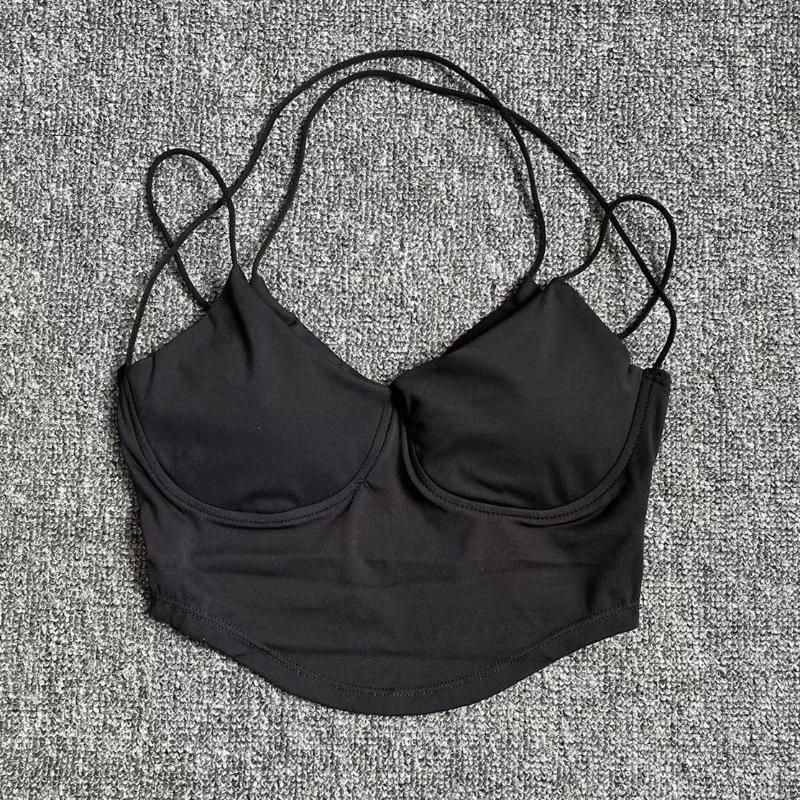 black cross bra