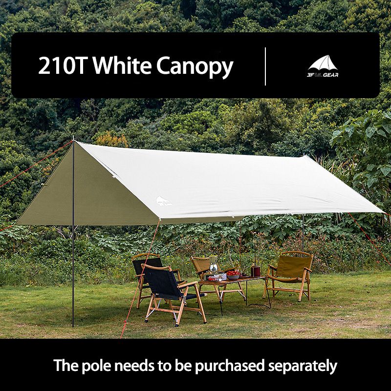 White no pole-3x3m