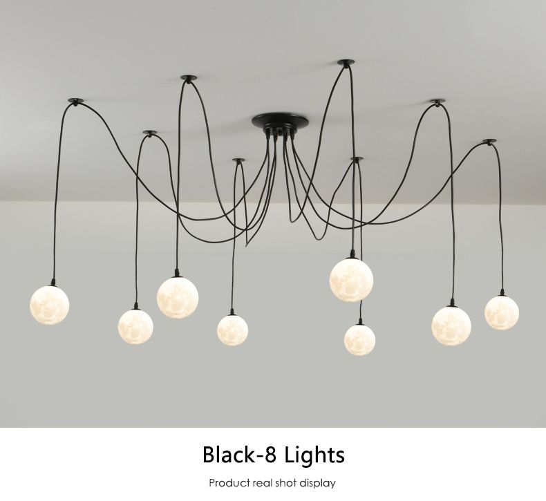 Black 8 Lights Cool light
