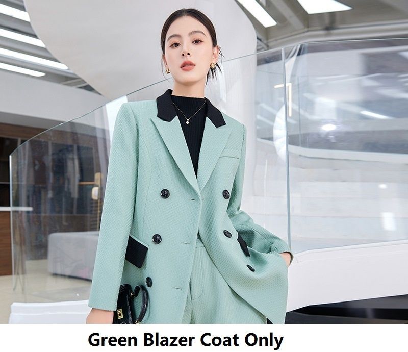 Cappotto blazer verde