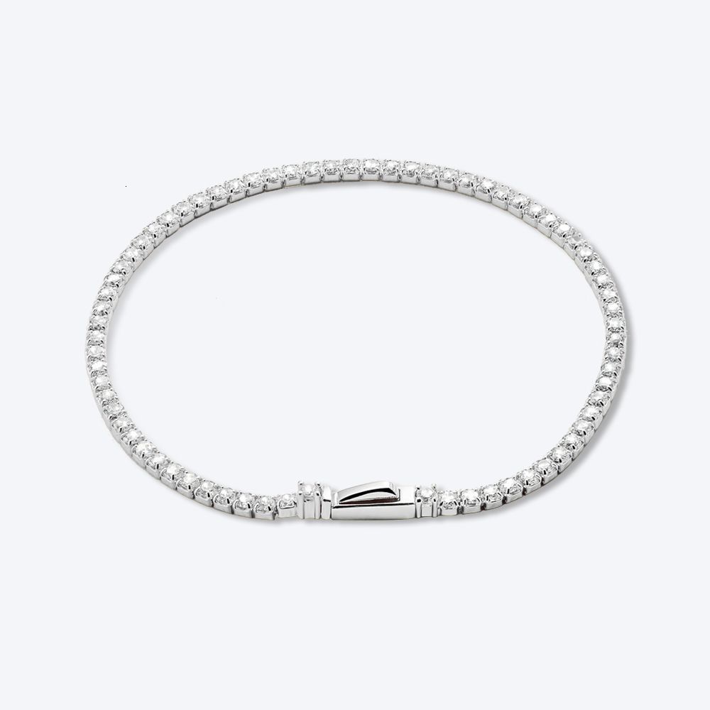 Zilver 17 cm armband