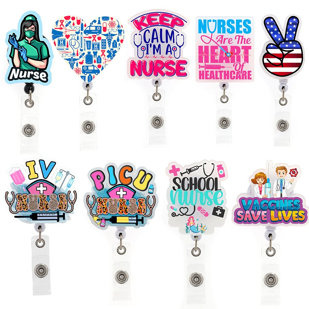 Fashion Key Rings Mix Style LVN Nurse Scrub Life Sparkles Badge Holder For  Nurse Doctor Office Worker From Fashion883, $58.86