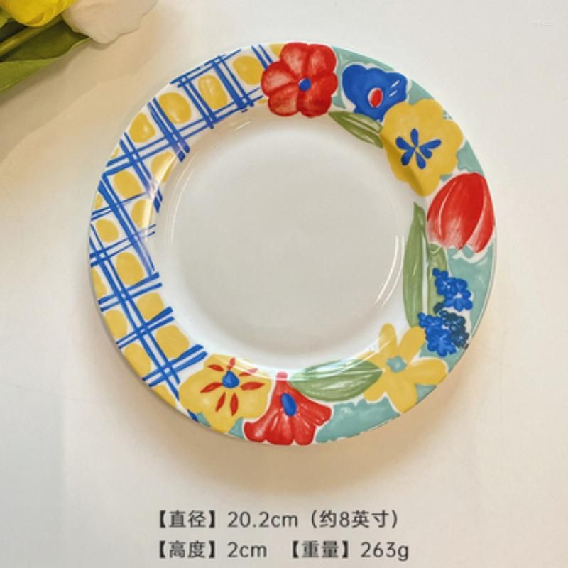 8 inches flat plate