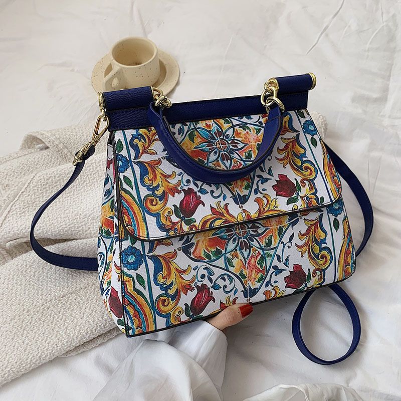 blue shoulder bags